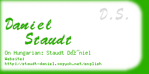 daniel staudt business card